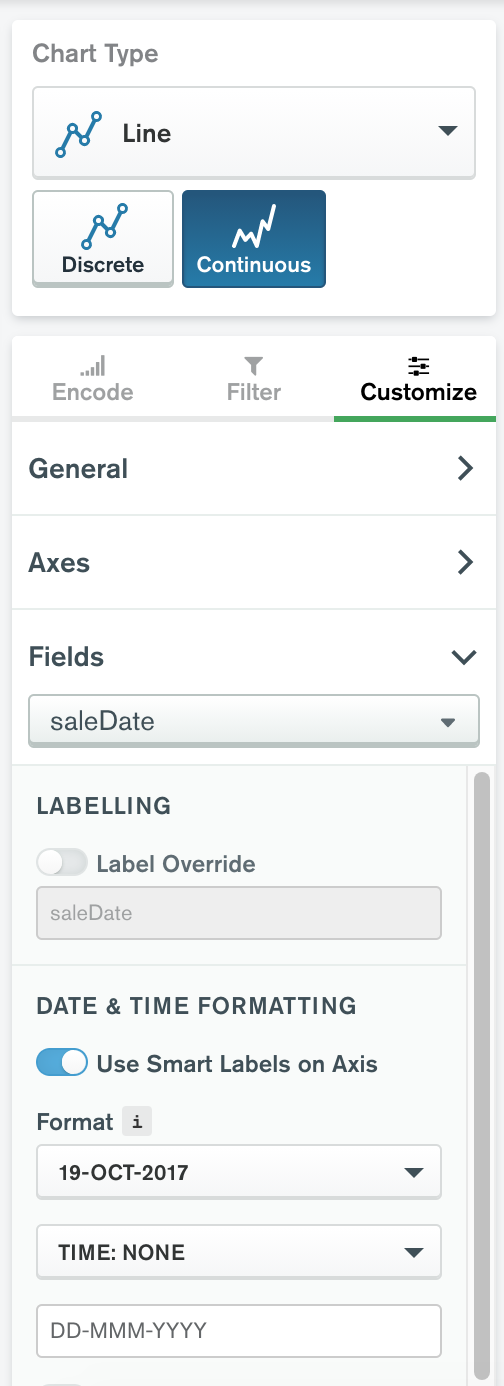 Smart label toggle switch